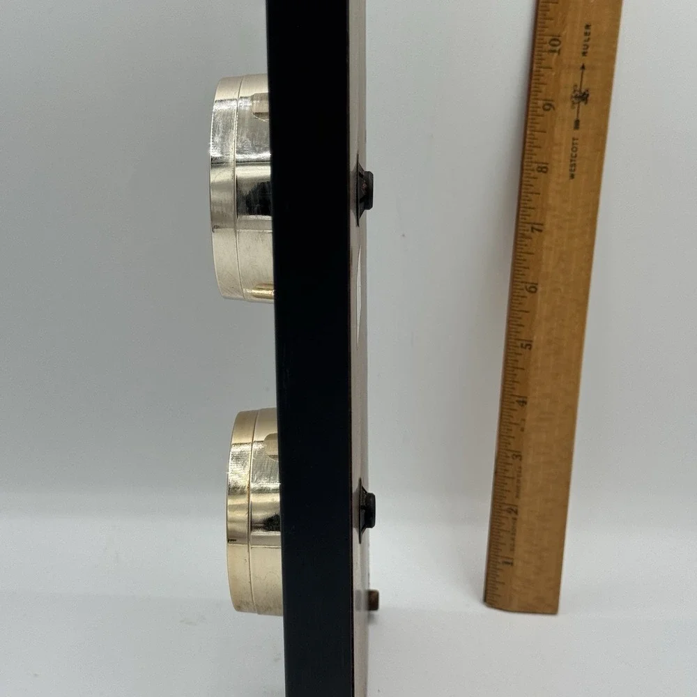 Vtg Springfield Instrument Company 3 Dial Weather Station Thermometer Barometer